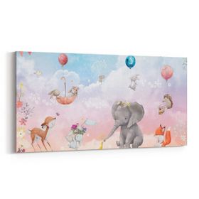 Olla 12759YD Çocuk Odası Görseli Yatay Dar 60x30 cm Kanvas Tablo