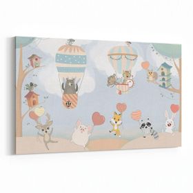 Olla 12760Y Çocuk Odası Görseli Yatay 30x20 cm Kanvas Tablo