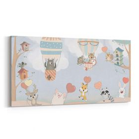 Olla 12760YD Çocuk Odası Görseli Yatay Dar 60x30 cm Kanvas Tablo