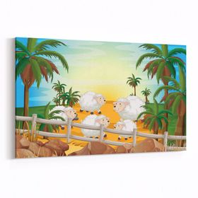 Olla 12763Y Çocuk Odası Görseli Yatay 30x20 cm Kanvas Tablo