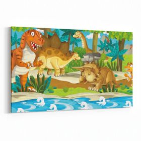 Olla 12767Y Çocuk Odası Görseli Yatay 30x20 cm Kanvas Tablo