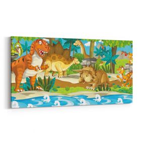 Olla 12767YD Çocuk Odası Görseli Yatay Dar 60x30 cm Kanvas Tablo