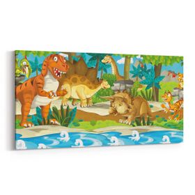 Olla 12767YD Çocuk Odası Görseli Yatay Dar 60x30 cm Kanvas Tablo