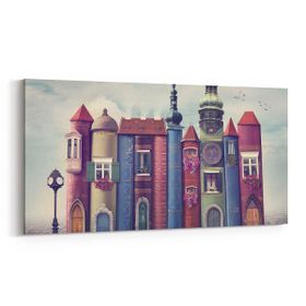 Olla 12777YD Çocuk Odası Görseli Yatay Dar 60x30 cm Kanvas Tablo