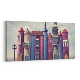 Olla 12777YD Çocuk Odası Görseli Yatay Dar 60x30 cm Kanvas Tablo