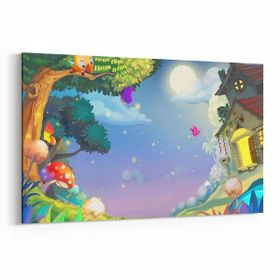 Olla 12779Y Çocuk Odası Görseli Yatay 30x20 cm Kanvas Tablo
