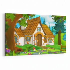 Olla 12781Y Çocuk Odası Görseli Yatay 30x20 cm Kanvas Tablo