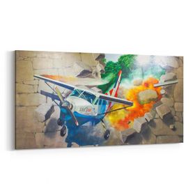 Olla 12782YD Çocuk Odası Görseli Yatay Dar 60x30 cm Kanvas Tablo