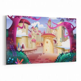 Olla 12783Y Çocuk Odası Görseli Yatay 30x20 cm Kanvas Tablo