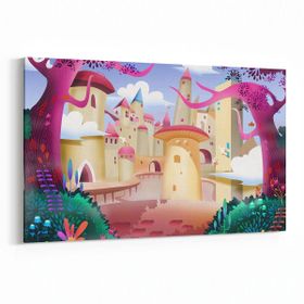 Olla 12783Y Çocuk Odası Görseli Yatay 30x20 cm Kanvas Tablo
