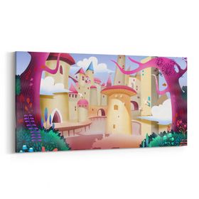 Olla 12783YD Çocuk Odası Görseli Yatay Dar 60x30 cm Kanvas Tablo