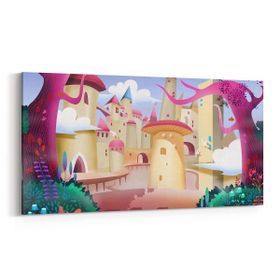 Olla 12783YD Çocuk Odası Görseli Yatay Dar 60x30 cm Kanvas Tablo