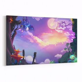 Olla 12784Y Çocuk Odası Görseli Yatay 30x20 cm Kanvas Tablo
