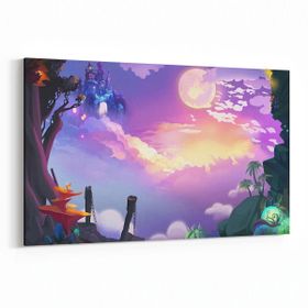 Olla 12784Y Çocuk Odası Görseli Yatay 30x20 cm Kanvas Tablo