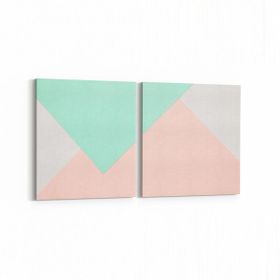 Olla 12792K2Y Çocuk Odası Görseli 2 Parça Yatay 65x30 cm Kanvas Tablo