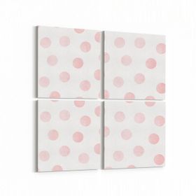 Olla 12794K4 Çocuk Odası Görseli 4 Parça 65x65 cm Kanvas Tablo