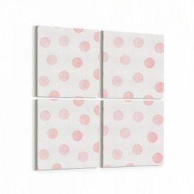 Olla 12794K4 Çocuk Odası Görseli 4 Parça 65x65 cm Kanvas Tablo