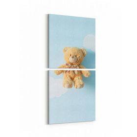 Olla 12797K2D Çocuk Odası Görseli 2 Parça Dikey 30x65 cm Kanvas Tablo