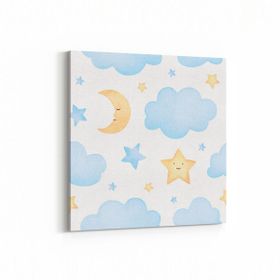 Olla 12802K Çocuk Odası Görseli Kare 25x25 cm Kanvas Tablo