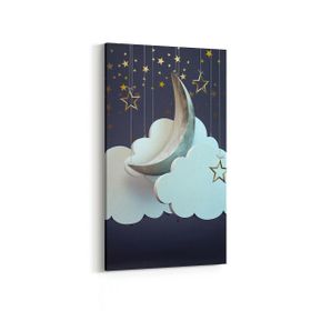 Olla 12818DD Çocuk Odası Görseli Dikey Dar 30x60 cm Kanvas Tablo