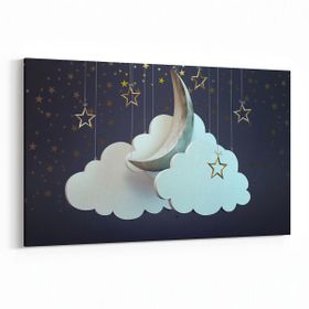Olla 12818Y Çocuk Odası Görseli Yatay 30x20 cm Kanvas Tablo