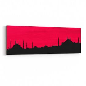 Olla 13150YI Dini Görsel Yatay Ince 90x30 cm Kanvas Tablo