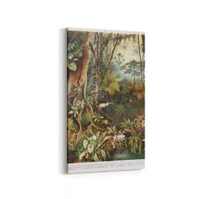 Olla 13159DD Doğa Manzara Görseli Dikey Dar 30x60 cm Kanvas Tablo