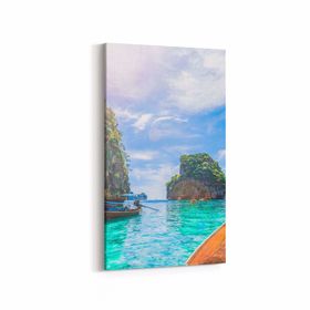 Olla 13161DD Doğa Manzara Görseli Dikey Dar 30x60 cm Kanvas Tablo