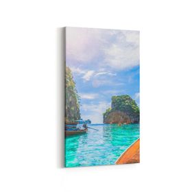 Olla 13161DD Doğa Manzara Görseli Dikey Dar 30x60 cm Kanvas Tablo