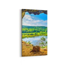 Olla 13185DD Doğa Manzara Görseli Dikey Dar 30x60 cm Kanvas Tablo