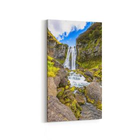 Olla 13190DD Doğa Manzara Görseli Dikey Dar 30x60 cm Kanvas Tablo