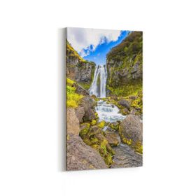 Olla 13190DD Doğa Manzara Görseli Dikey Dar 30x60 cm Kanvas Tablo
