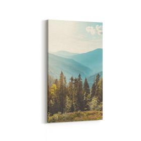 Olla 13196DD Doğa Manzara Görseli Dikey Dar 30x60 cm Kanvas Tablo