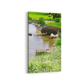 Olla 13209DD Doğa Manzara Görseli Dikey Dar 30x60 cm Kanvas Tablo
