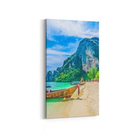 Olla 13210DD Doğa Manzara Görseli Dikey Dar 30x60 cm Kanvas Tablo