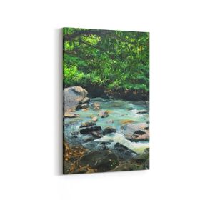 Olla 13217D Doğa Manzara Görseli Dikey 20x30 cm Kanvas Tablo