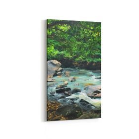 Olla 13217DD Doğa Manzara Görseli Dikey Dar 30x60 cm Kanvas Tablo