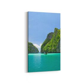 Olla 13221DD Doğa Manzara Görseli Dikey Dar 30x60 cm Kanvas Tablo