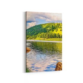 Olla 13231D Doğa Manzara Görseli Dikey 20x30 cm Kanvas Tablo