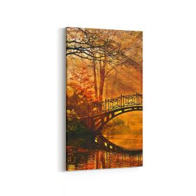 Olla 13277DD Doğa Manzara Görseli Dikey Dar 30x60 cm Kanvas Tablo