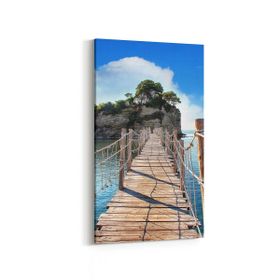 Olla 13302DD Doğa Manzara Görseli Dikey Dar 30x60 cm Kanvas Tablo