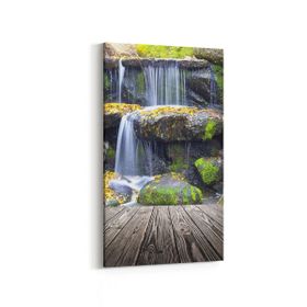 Olla 13310DD Doğa Manzara Görseli Dikey Dar 30x60 cm Kanvas Tablo