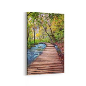 Olla 13314D Doğa Manzara Görseli Dikey 20x30 cm Kanvas Tablo