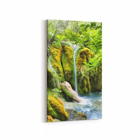 Olla 13322DD Doğa Manzara Görseli Dikey Dar 30x60 cm Kanvas Tablo
