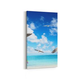Olla 13329DD Doğa Manzara Görseli Dikey Dar 30x60 cm Kanvas Tablo