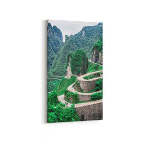 Olla 13332DD Doğa Manzara Görseli Dikey Dar 30x60 cm Kanvas Tablo