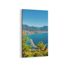 Olla 13346DD Doğa Manzara Görseli Dikey Dar 30x60 cm Kanvas Tablo