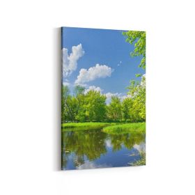 Olla 13351D Doğa Manzara Görseli Dikey 20x30 cm Kanvas Tablo