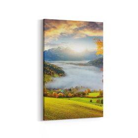 Olla 13354D Doğa Manzara Görseli Dikey 20x30 cm Kanvas Tablo