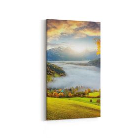 Olla 13354DD Doğa Manzara Görseli Dikey Dar 30x60 cm Kanvas Tablo